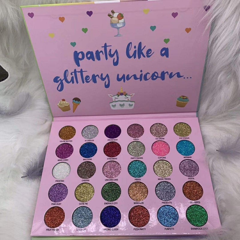 Abelyn باليت ظلال العيون اللامعة طويلة الأمد من ABELYN - 30 لون ب pigment عالي وتألق لامع لمستحضرات التجميل للحفلات - Image 4
